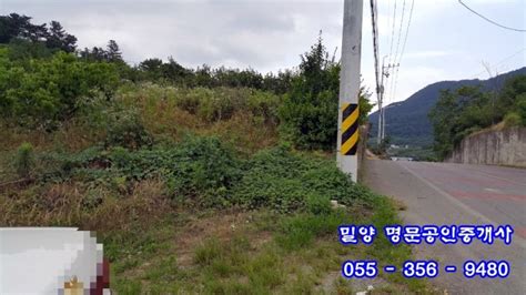 매물번호 159번 밀양시 상남면 올라앉아 조망 탁월한 계획관리 1402평 매매합니다 네이버 블로그