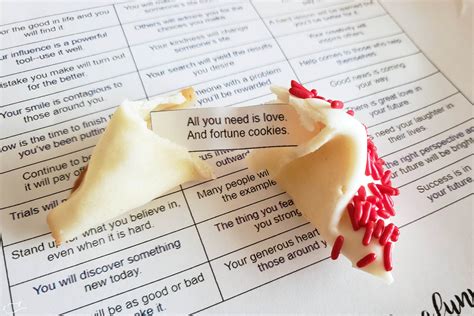 Fortune Cookie Printables To Celebrate Lunar New Year Little Dove Blog