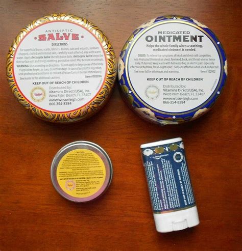 Rawleigh Antiseptic Salve 4 5 Oz 0 96oz Tin Medicated Ointment 4 5