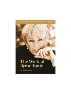 The Work of Byron Katie preview / the-work-of-byron-katie.pdf / PDF4PRO