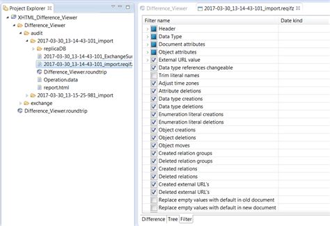 xhtml difference viewer