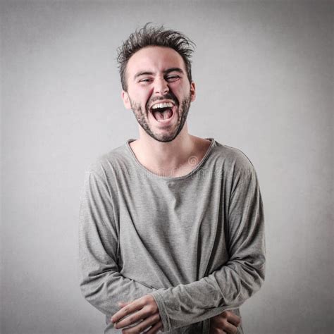 Man Laughing Out Loud Stock Photo Image Of White Laughing 46385360