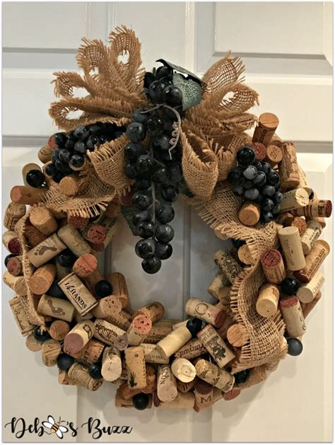 Cork wreath diy – Artofit