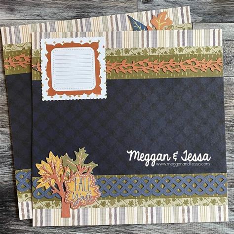 Fall Scrapbook Scrapbook Pages Scrapbook Sketches Scrapbooking