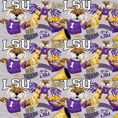 Louisiana State University Mascot Fabric – ineedfabric.com