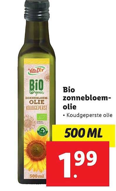 Vita D Or Bio Zonnebloemolie Aanbieding Bij Lidl Folders Nl