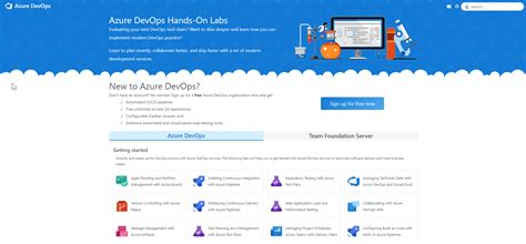 Azure DevOps Hands On Labs Azure DevOps Hands On Labs