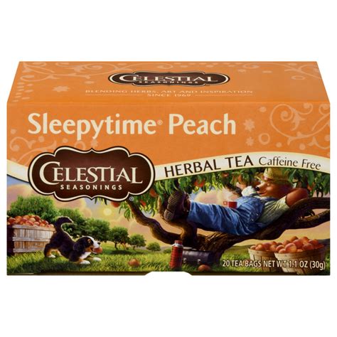 Save on Celestial Seasonings Sleepytime Peach Herbal Tea Bags Caffeine Free Order Online ...