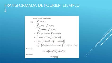 Transformada De Fourier Y Convolucion Ppt