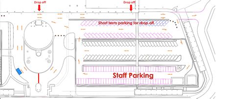 New Traffic Flow And Parking Lot Adjustment