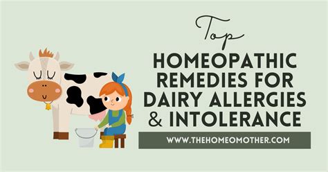 The Top 9 Best Homeopathic Remedies for Dairy Allergies