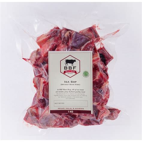 Jual Iga Sop Brisket Bones Ribs 1 Kg Shopee Indonesia