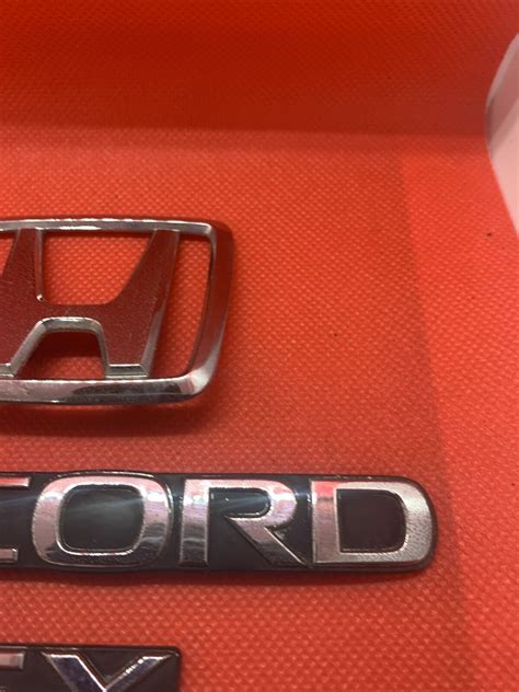 90 91 92 93 HONDA ACCORD EX REAR LID EMBLEM LOGO BADGE SYMBOL OEM SET