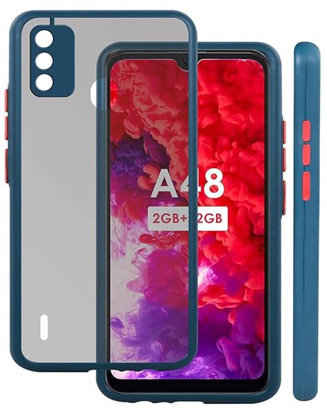 Amcruz Smoke Back Cover For Itel A48 Protective Shockproof Matte Hard