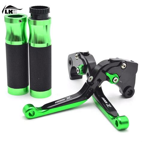 Cnc Motocycle Brake Clutch Levers With Z Logo Handlebar Grips Bar