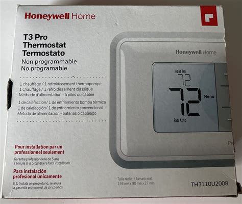 Honeywell T3 Pro Th3110u2008 Non Programmable Thermostat 1h1c Ebay