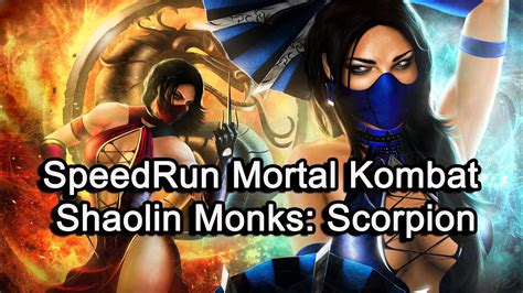 Speedrun Mortal Kombat Shaolin Monks Hard Scorpion Youtube