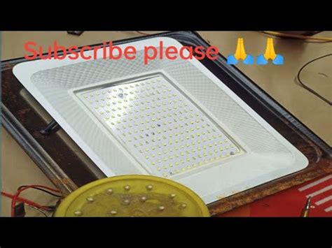 How To Make Led Flood Light Repair Car Youtube