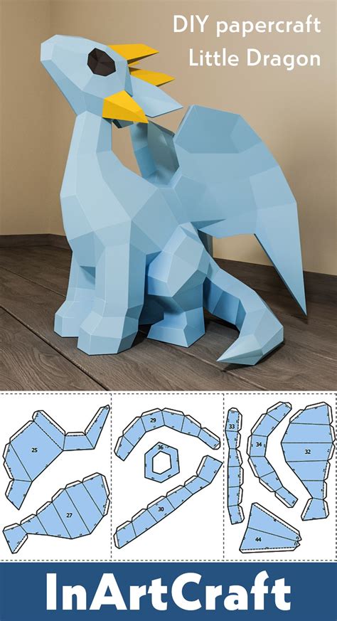 Learn How To Make A Stunning Polygonal Papercraft Dragon With Our Step By Step Tutorial Using