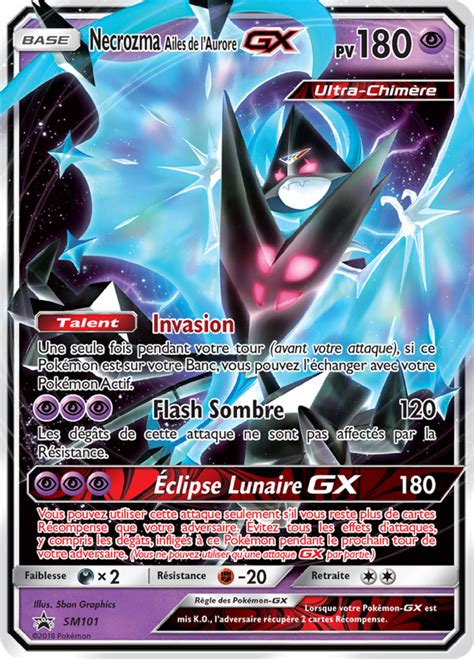 Necrozma Ailes De L Aurore Gx Promo Sm Pok P Dia