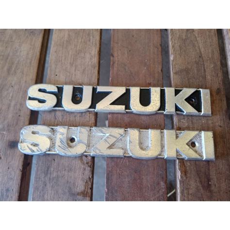 Suzuki Gp A Tank Emblem Original Suzuki Tank Emblem Shopee