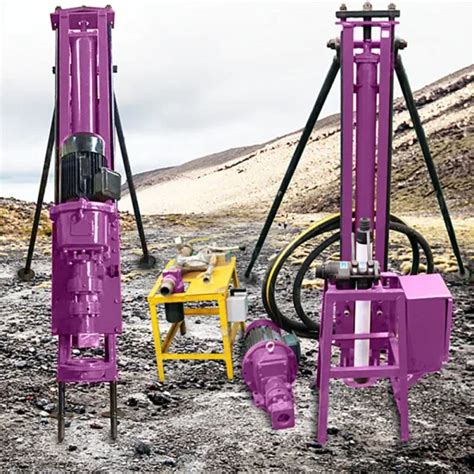 Mining Rotary Drilling Rig Hydraulic Borehole Portable Horizontal