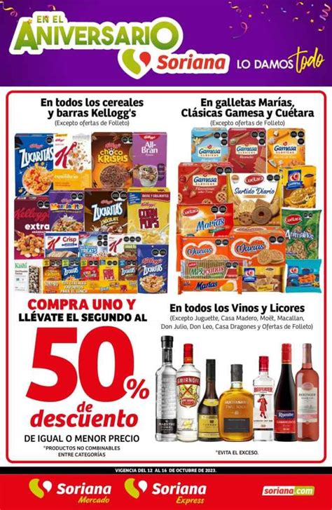 Folleto Soriana Mercado Aniversario De Fin De Semana Hasta El De