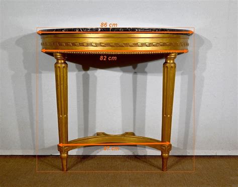 Louis Xvi Konsolentisch Aus Marmor Und Goldenem Holz Bei Pamono Kaufen