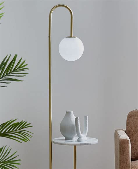 Temple And Webster Fay Marble Floor Lamp