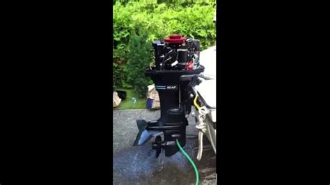 1973 Mercury 500 50 Hp Outboard Revived Youtube