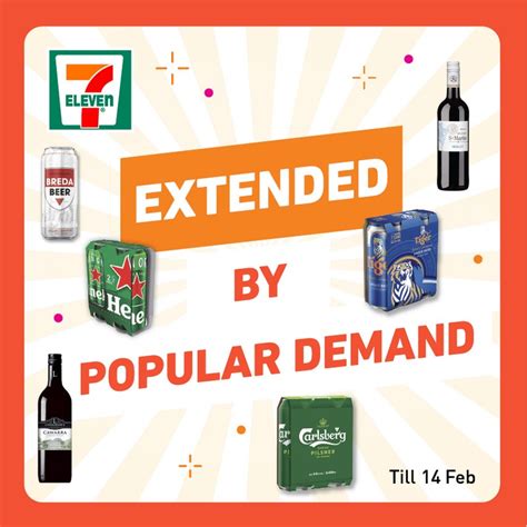 Now Till 14 Feb 2023 7 Eleven Beer And Wine Special Deals SG