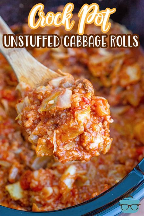 Slow Cooker Unstuffed Cabbage Rolls