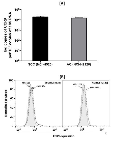 Expression Of Ccr In Luca Cell Lines A Total Rna Was Isolated From