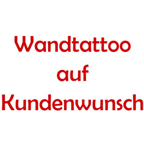 Wandtattoo Auf Kundenwunsch The Mexx