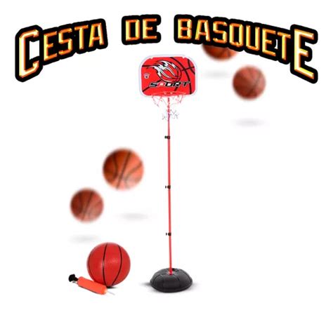 Cesta De Basquete Infantil Ajustável Tabela Bola Bomba Rede Frete grátis