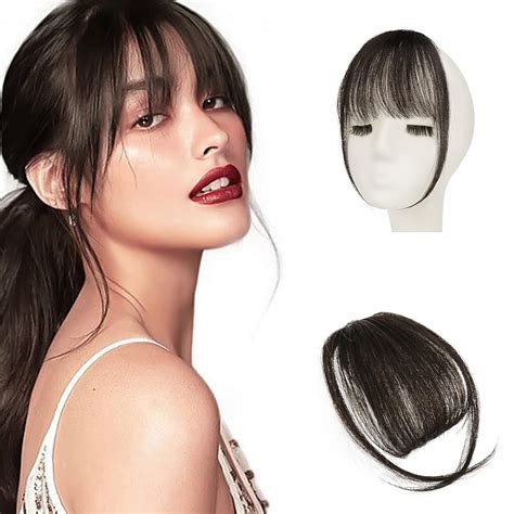 Sofeiyan Bangs Clip In 100 Remy Echthaar Fringe Bangs One Piece Human