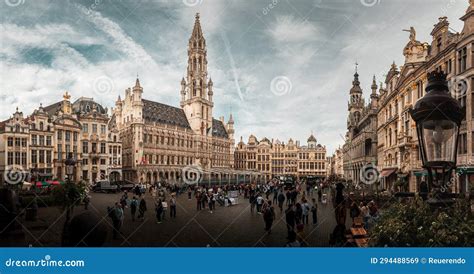 Grand Place Square Grote Markt In Brussels Editorial Stock Image