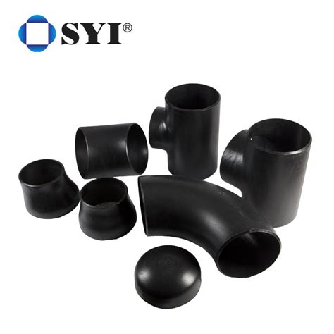 China Ansi B Astm Wpb Sch Black Paint Butt Weld Degree Carbon