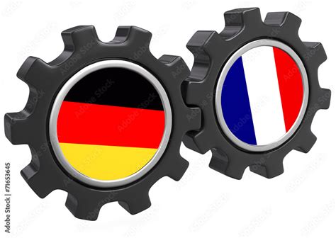 Kooperation Deutschland Frankreich Stock Illustration Adobe Stock