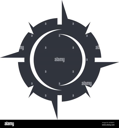 Compass Logo Vector Template Illustration Stock Vector Image Art Alamy