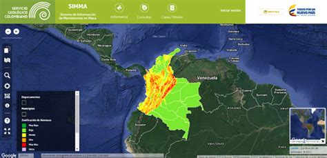 Inventario Nacional De Movimientos En Masa Y SIMMA