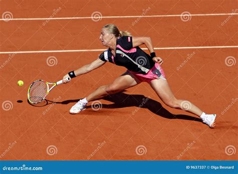 Svetlana Kuznetsova (RUS) at Roland Garros 2009 Editorial Photography ...