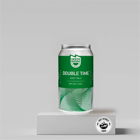 Deeds Double Time Hazy Pale 375ml Can Craft Republic Liquor