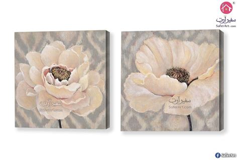 لوحات ورود أوف وايت سفير آرت White Roses Rose Canvas