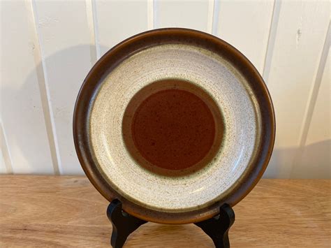 Denby Potter S Wheel Rust Red Bread And Butter Plates Set Of