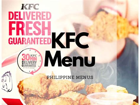 Kfc Menu 2022 Go Cup