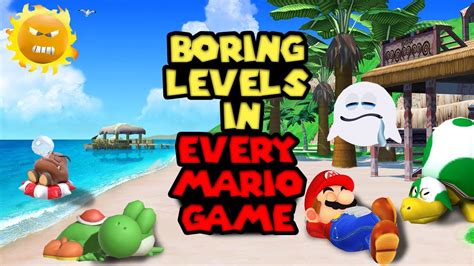 Boring Levels In Every Mario Game Youtube