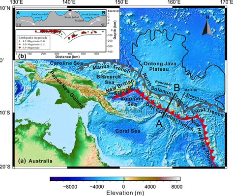 (a) Subduction polarity reversal event in the Solomon subduction zone ...