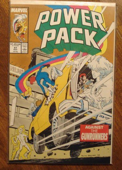 Power Pack 41 Comic Book Marvel Comics