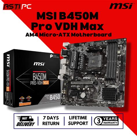 Msi B M Pro Vdh Wifi Micro Atx Msi B M Pro Vdh Max Micro Atx Am